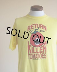 1980s Return of the Killer Tomatoes 映画Tシャツ　 実寸ML 