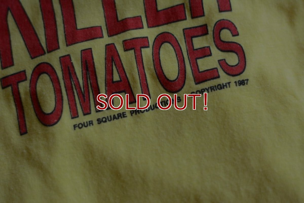 画像3: 1980s Return of the Killer Tomatoes 映画Tシャツ　 実寸ML  (3)