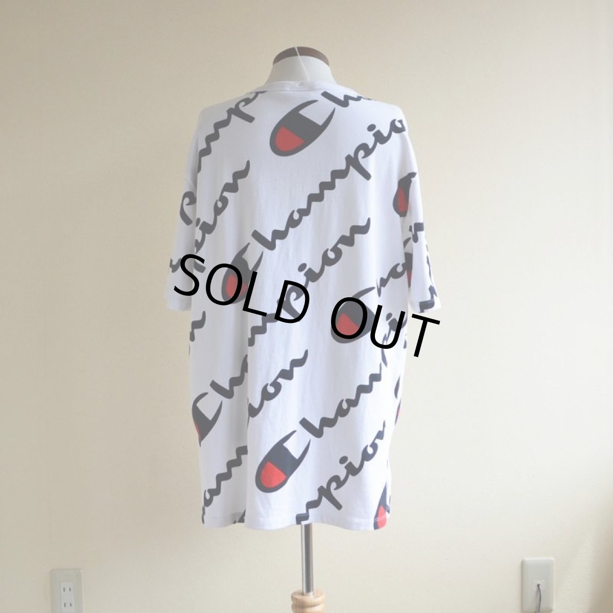 画像3: Champion 総柄Tシャツ　 表記XL  (3)