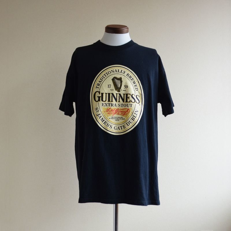 1990s〜 GUINNESS BEER Tシャツ 表記XL - 古着屋HamburgCafe