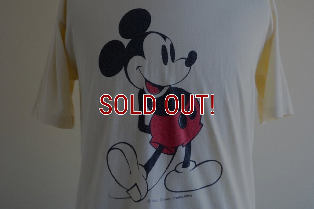 画像7: 1980s MICKEY MOUSE リンガーTシャツ　 実寸ML  (7)