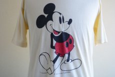 画像7: 1980s MICKEY MOUSE リンガーTシャツ　 実寸ML  (7)
