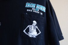 画像7: 1990s IRON HORSE SALOON BIKE WEEK '96 ポケットTシャツ　 表記L  (7)