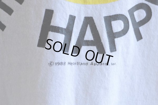 画像8: 1980s DON'T WORRY BE HAPPY スマイルTシャツ　 HEARTLAND APPAREL　 表記XL 