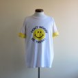 画像1: 1980s DON'T WORRY BE HAPPY スマイルTシャツ　<br>HEARTLAND APPAREL　<br>表記XL<br> (1)