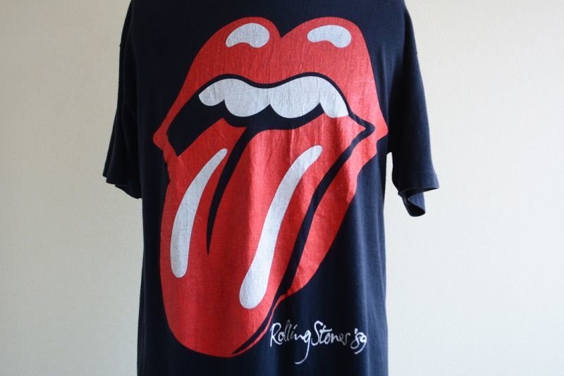 1980s THE ROLLING STONES THE NORTH AMERICAN TOUR 1989 Tシャツ 実寸