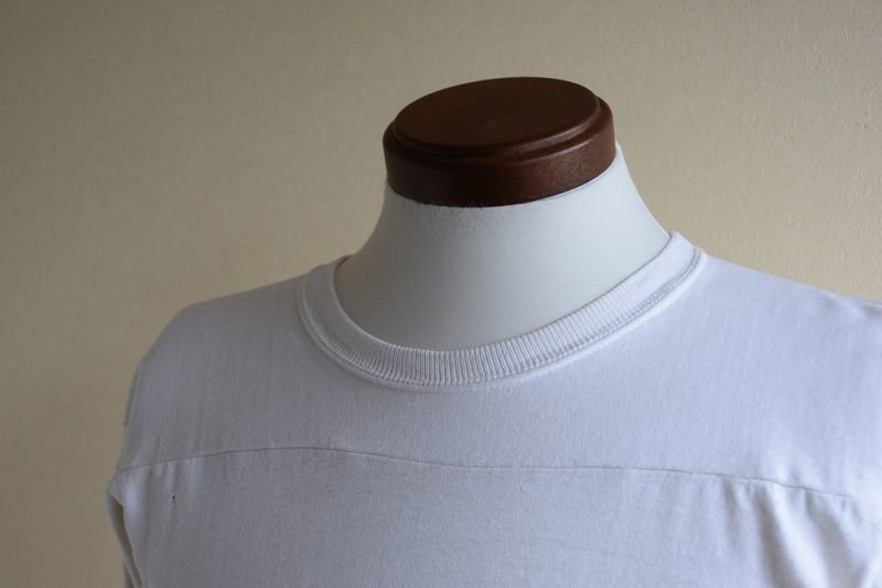 60s Hanesport ヴィンテージ フットボールTシャツ 22 希少袖丈 1960s HANESPORT フットボールTシャツ 表記S - 古着屋HamburgCafe