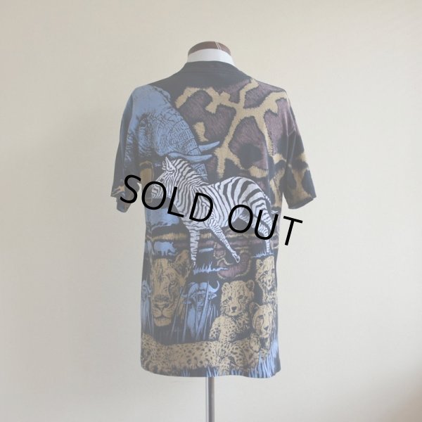画像3: 1990s アニマル総柄Tシャツ　 表記M 