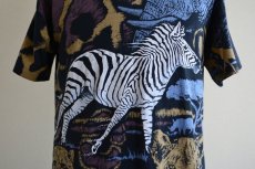 画像8: 1990s アニマル総柄Tシャツ　 表記M  (8)