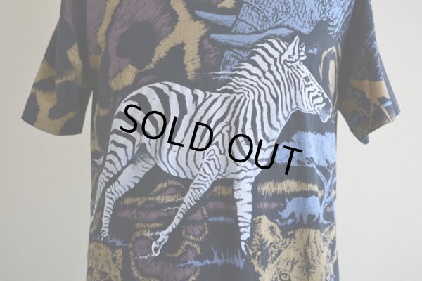画像8: 1990s アニマル総柄Tシャツ　 表記M 