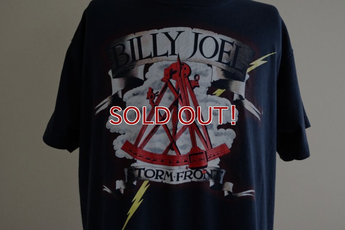 画像8: 1990s BILLY JOEL STORM FRONT Tシャツ　 表記XL  (8)