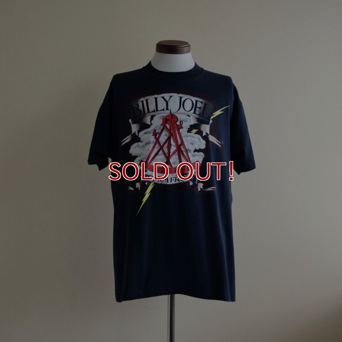 画像1: 1990s BILLY JOEL STORM FRONT Tシャツ　 表記XL  (1)