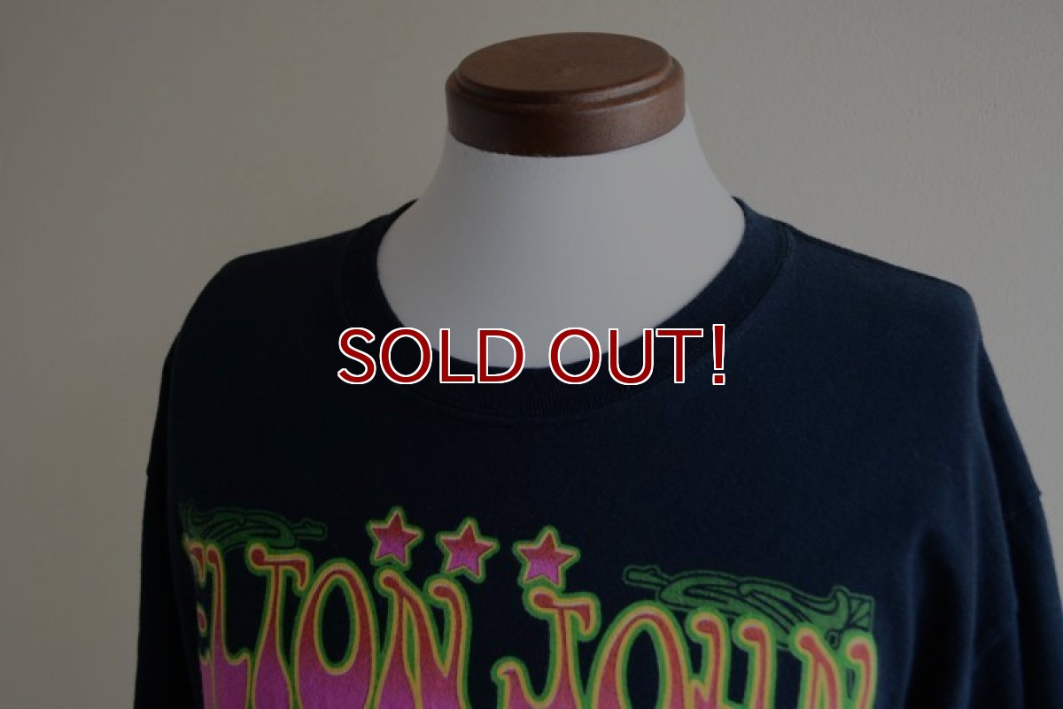 画像7: 2000s〜 ELTON JOHN GOODBYE YELLOW BRICK ROAD 2016 WORLD TOUR Tシャツ　 表記L  (7)