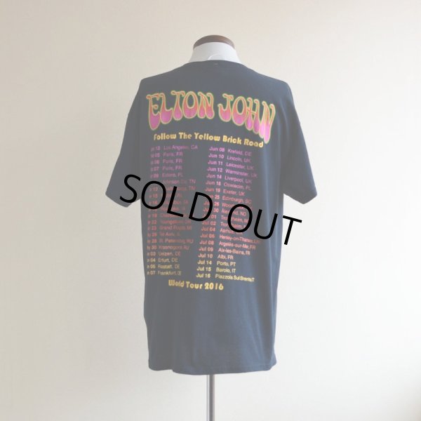 画像3: 2000s〜 ELTON JOHN GOODBYE YELLOW BRICK ROAD 2016 WORLD TOUR Tシャツ　 表記L 