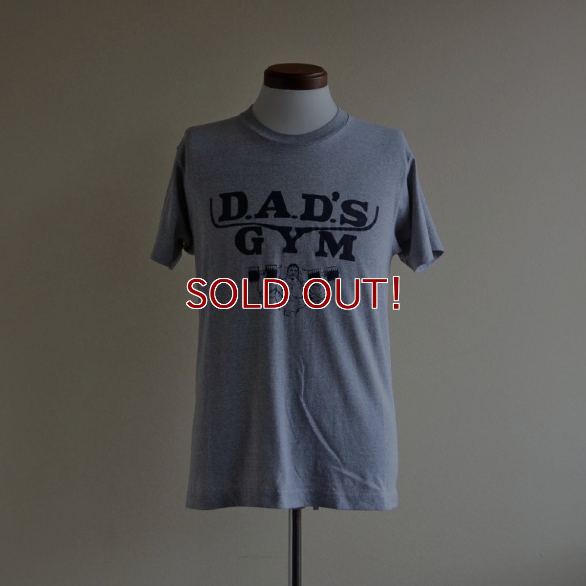 画像1: 1980s DAD'S GYM Tシャツ　 実寸M  (1)