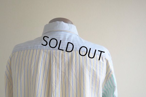 画像9: RalphLauren オックスフォードBDシャツ　 クレイジーパターン　 表記L 