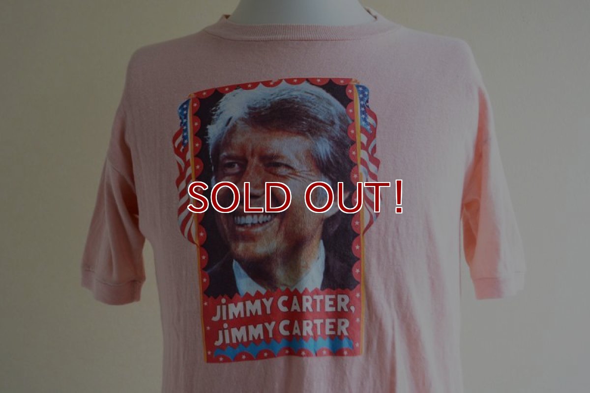画像8: 1970s〜 JIMMY CARTER パキ綿Tシャツ　 表記L  (8)
