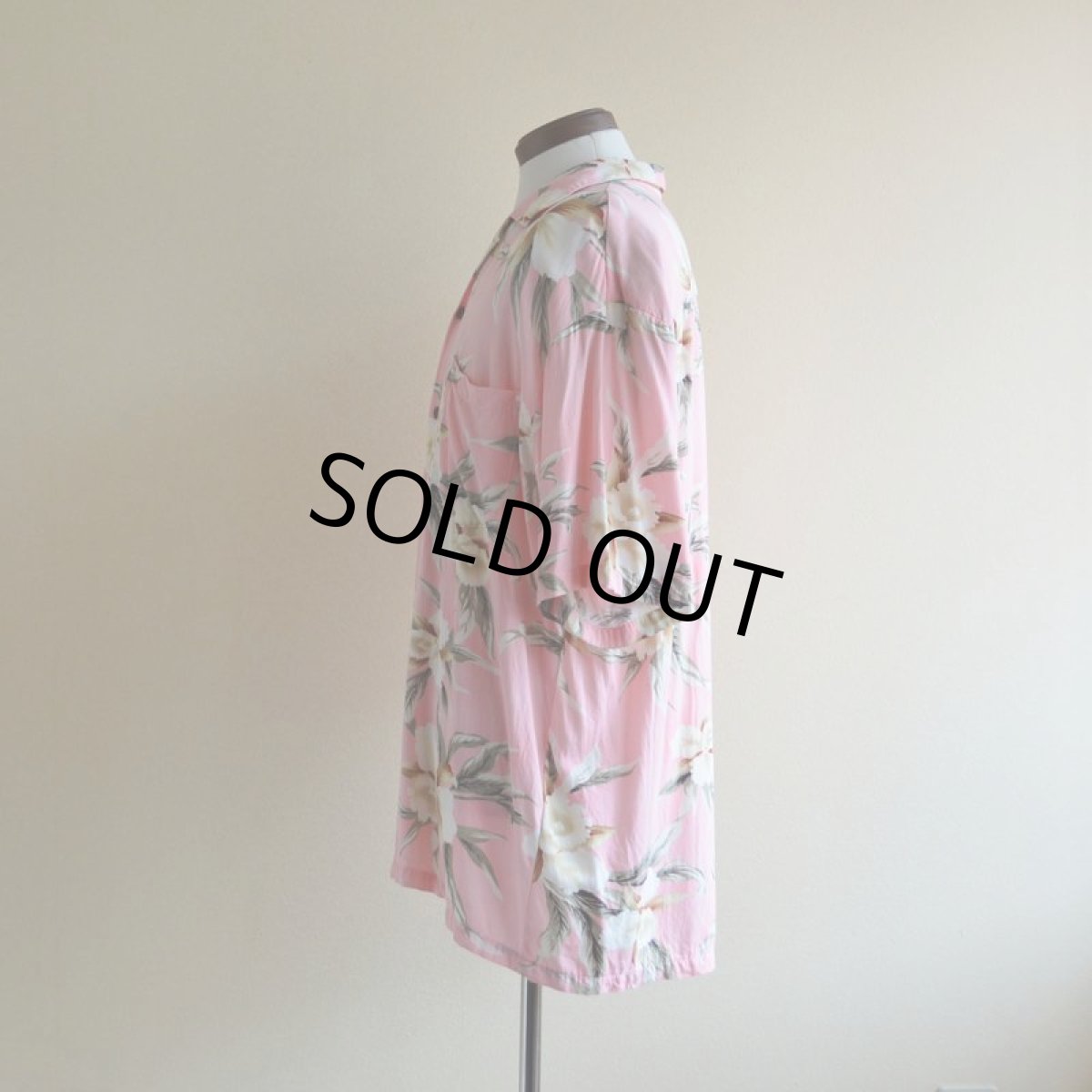 画像4: TWO PALMS レーヨンアロハシャツ  表記L  (4)