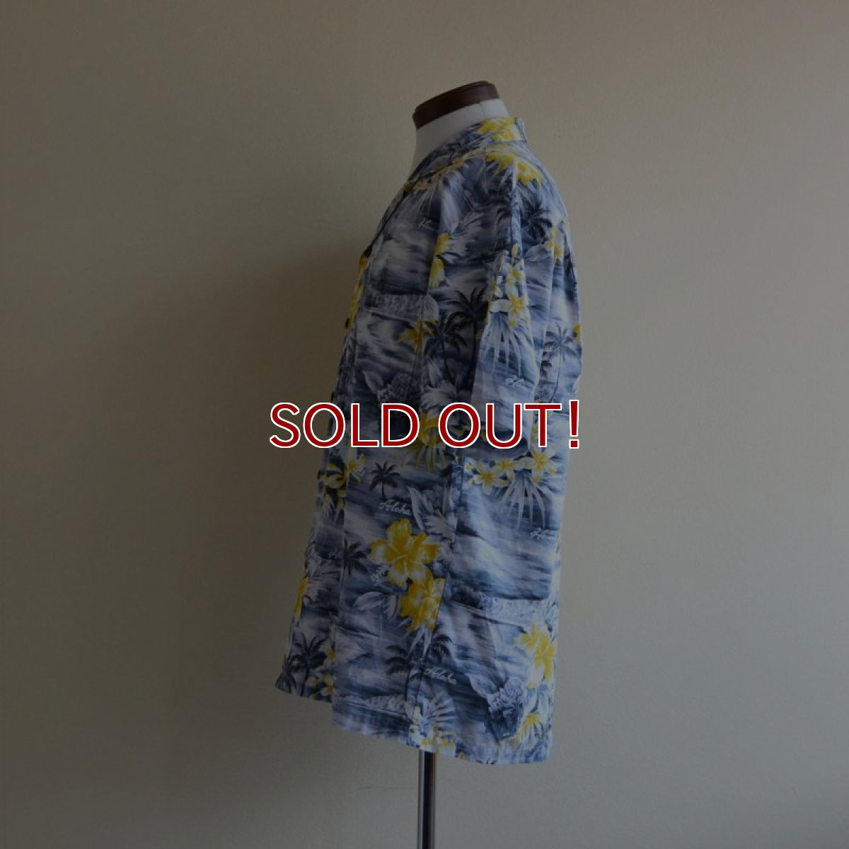 画像4: HO ALOHA アロハシャツ  表記M  (4)