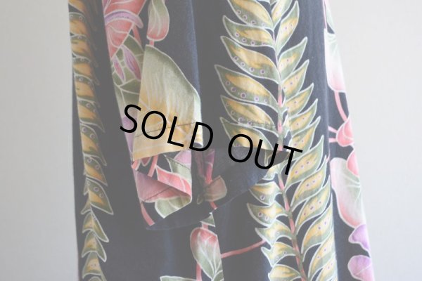 画像8: HILO HATTIE ボーダーパターンアロハシャツ  COTTON×RAYON  実寸L-XL