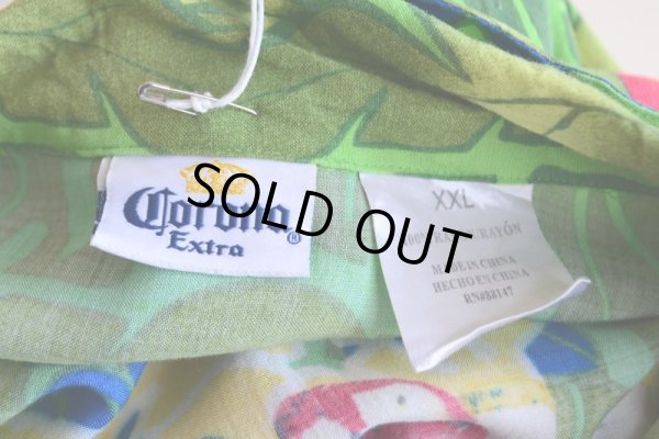 画像12: Corona Extra レーヨンアロハシャツ  表記XXL