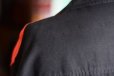 画像6: STRANGELY NORMAL レーヨンロカビリーシャツ　 赤黒ツートン　 表記M 
