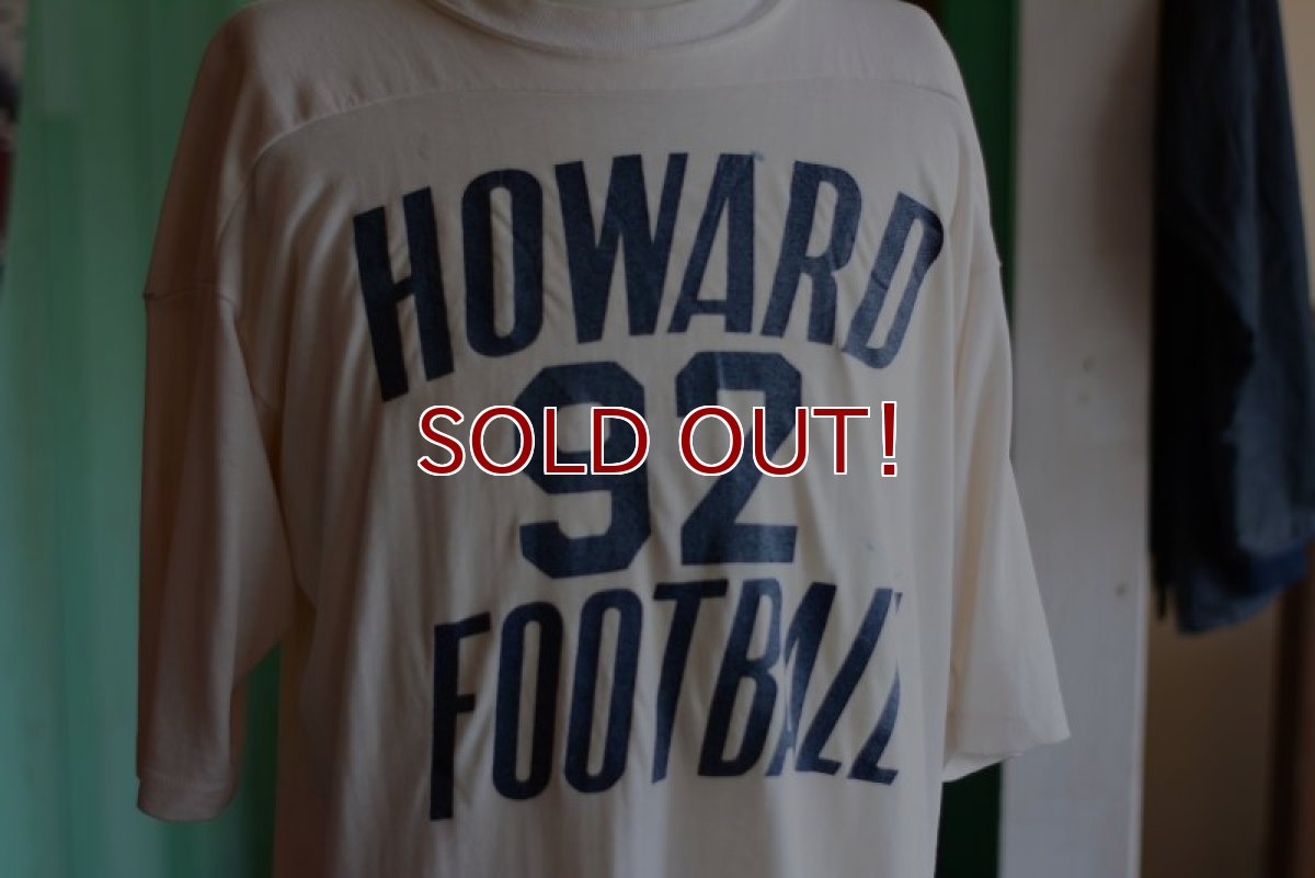 画像4: 1970s Champion ナンバリングフットボールTシャツ　 HOWARD UNIVERSITY　 表記XL  (4)