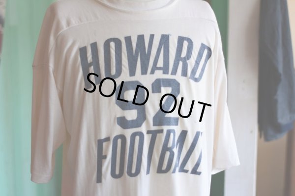 画像4: 1970s Champion ナンバリングフットボールTシャツ  HOWARD UNIVERSITY  表記XL