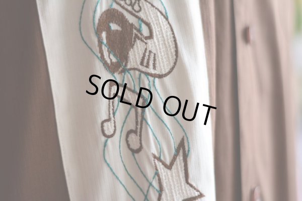 画像4: 刺繍ロカビリーシャツ　 表記L 