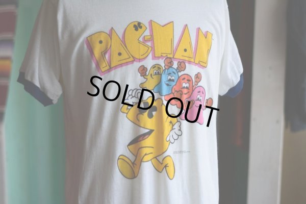 画像5: 80s PACMAN リンガーTシャツ  表記XL