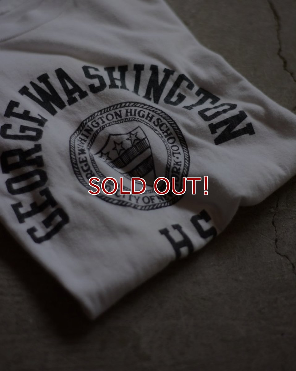 画像1: 1970s カレッジTシャツ　 GEORGE WASHINGTON H.S.　 実寸S  (1)