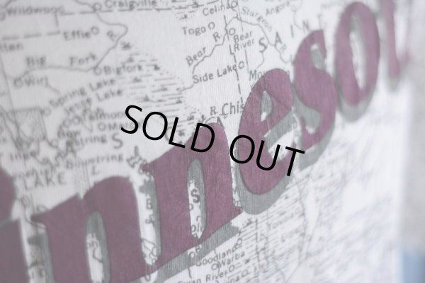 画像5: 1990s MINNESOTA マップTシャツ  表記L