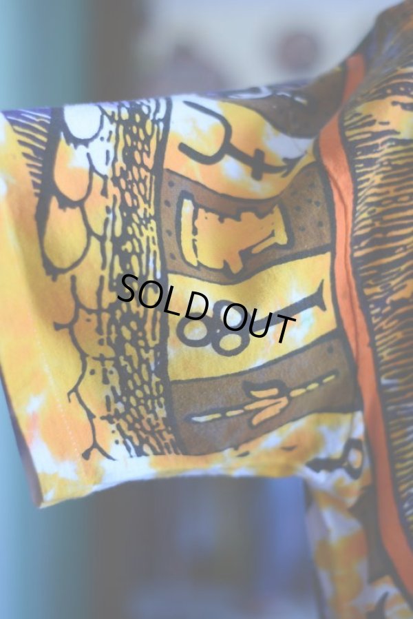 画像5: 1990s LIQUID BLUE SUN & MOON 総柄Tシャツ  表記XL