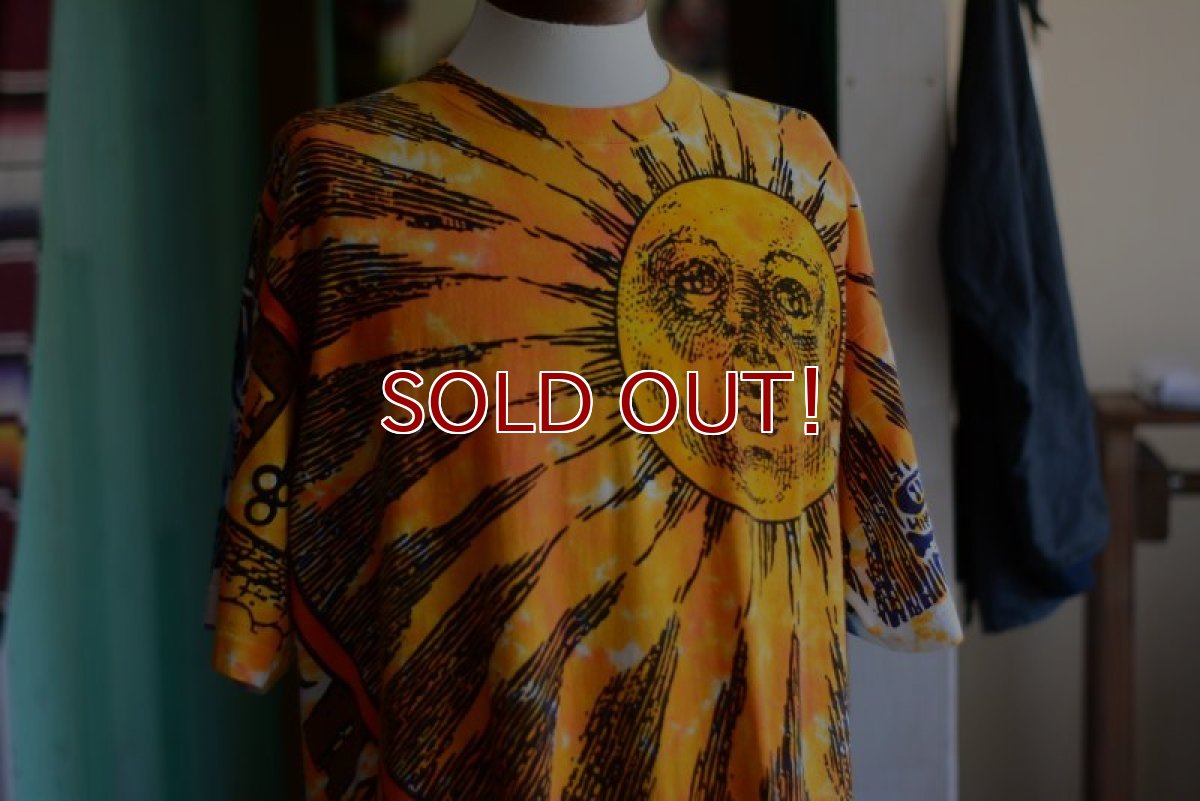 画像4: 1990s LIQUID BLUE SUN & MOON 総柄Tシャツ　 表記XL  (4)
