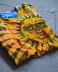 画像1: 1990s LIQUID BLUE SUN & MOON 総柄Tシャツ　<br>表記XL<br> (1)