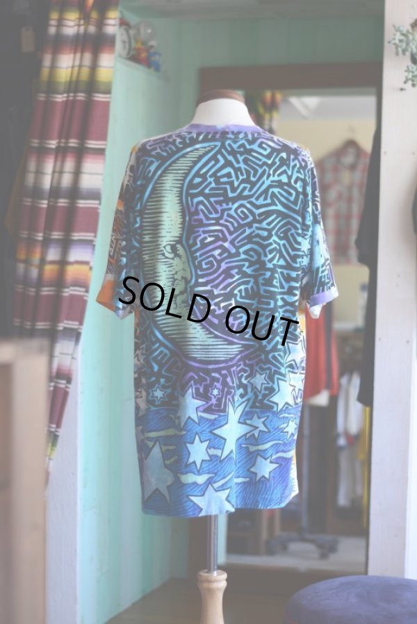 画像3: 1990s LIQUID BLUE SUN & MOON 総柄Tシャツ  表記XL
