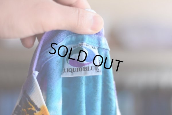 画像11: 1990s LIQUID BLUE SUN & MOON 総柄Tシャツ  表記XL