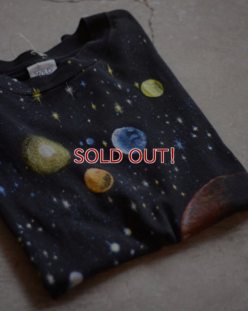画像1: 1990s WILD OATS 宇宙Tシャツ　 表記L  (1)