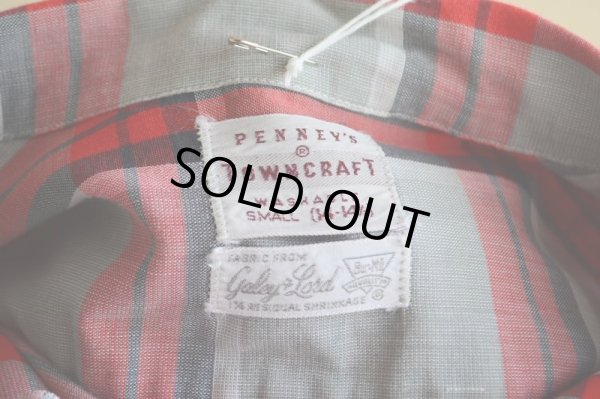 画像5: 1950s PENNEY'S TOWNCRAFT オープンカラーシャツ  COTTON  表記S