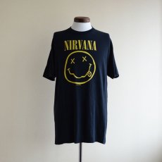 画像1: NIRVANA スマイルTシャツ　 実寸L  (1)