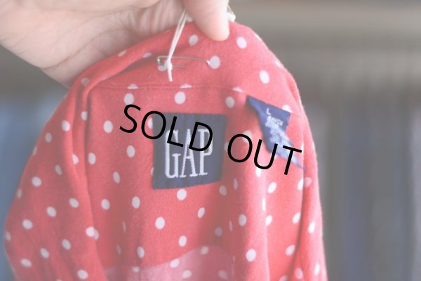 画像4: 1990s GAP ドット柄レーヨンシャツ  表記L