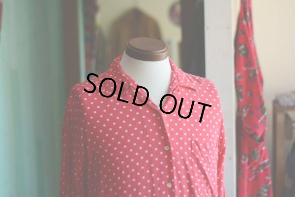 画像5: 1990s GAP ドット柄レーヨンシャツ  表記L