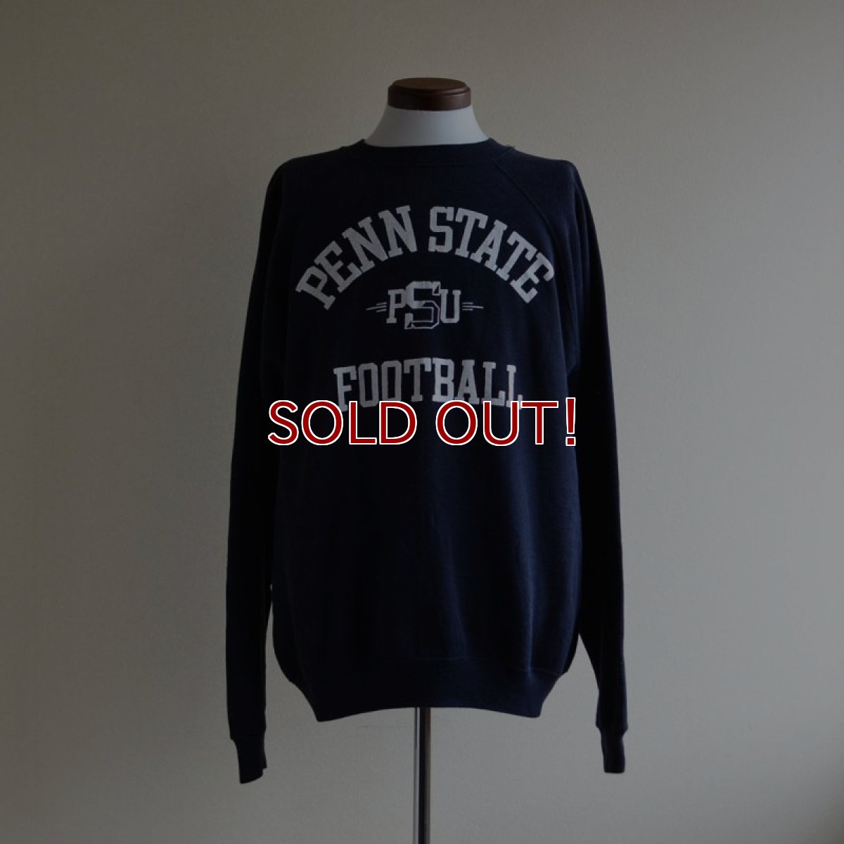 画像1: 1980s PENN STATE FOOTBALL カレッジスウェット　 表記XXL  (1)