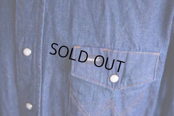 画像6: 1990s Wrangler デニムウエスタンシャツ  表記M