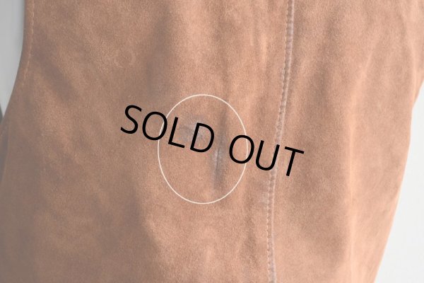 画像9: 1970s BERMAN BUKSKIN スウェードレザーベスト  表記38