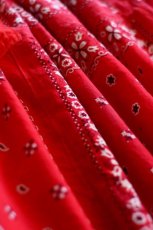 画像11: VINTAGE Bandana Skirt /RED　 [HamburgCafe ORIGINAL RE-MAKE]  (11)