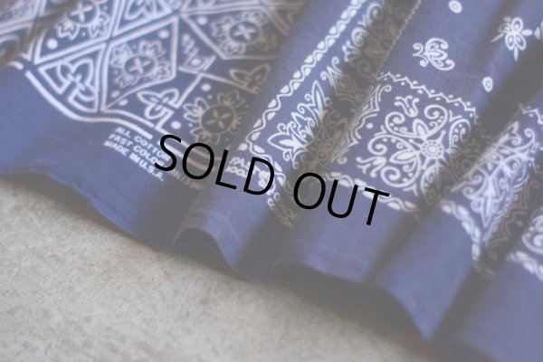 画像8: VINTAGE Bandana Skirt /NVY　 [HamburgCafe ORIGINAL RE-MAKE] 