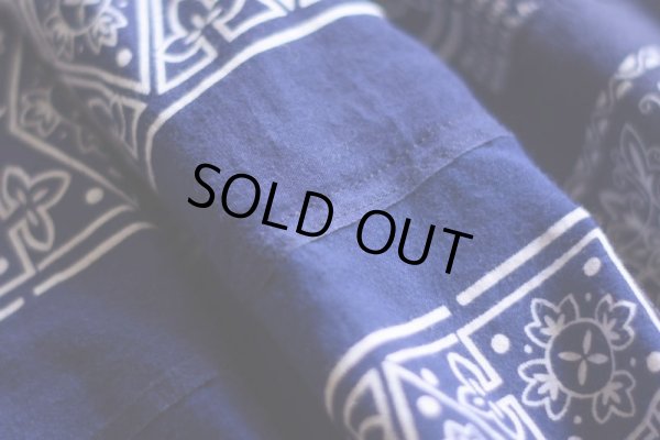 画像10: VINTAGE Bandana Skirt /NVY　 [HamburgCafe ORIGINAL RE-MAKE] 