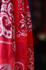 画像10: VINTAGE Bandana Skirt /RED　 [HamburgCafe ORIGINAL RE-MAKE]  (10)