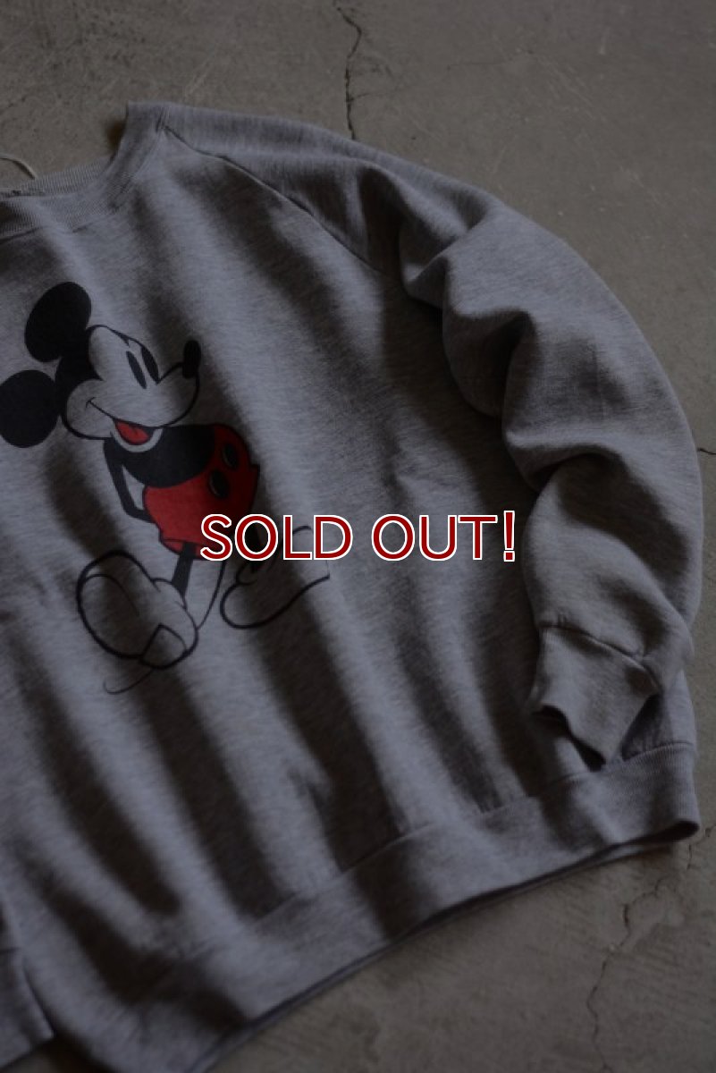 画像1: 1980s Mickey Mouse スウェット　 表記L  (1)